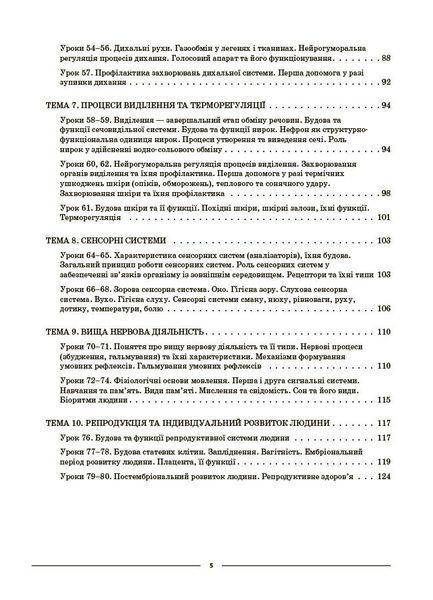8 клас НУШ. Біологія. Мій конспект. Матеріали до уроків (Атаманчук М.О.), Основа 9786170043733 фото