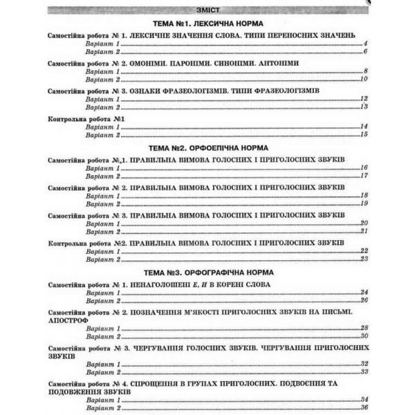 10 клас. Українська мова. Контрольні тести. (Куриліна О.В.), Абетка А-97 фото