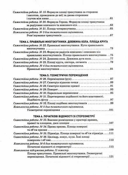 9 клас НУШ. Геометрія. Контроль результатів навчання (Гальперіна А.) Літера 9789669456038 фото