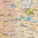 Карта деревообробна, целюлозно-паперова промисловість України 160x110 см М 1:850 000 ламінована на планках, Інститут передових технологій IPT-368 фото 2