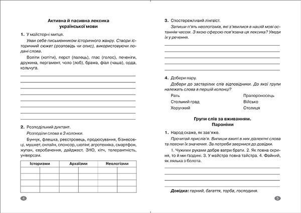 6 клас НУШ. Українська мова. Без репетитора. Лексикологія. Словотвір. Іменник (Денисенко Н.В.), Торсинг 97896693994651 фото